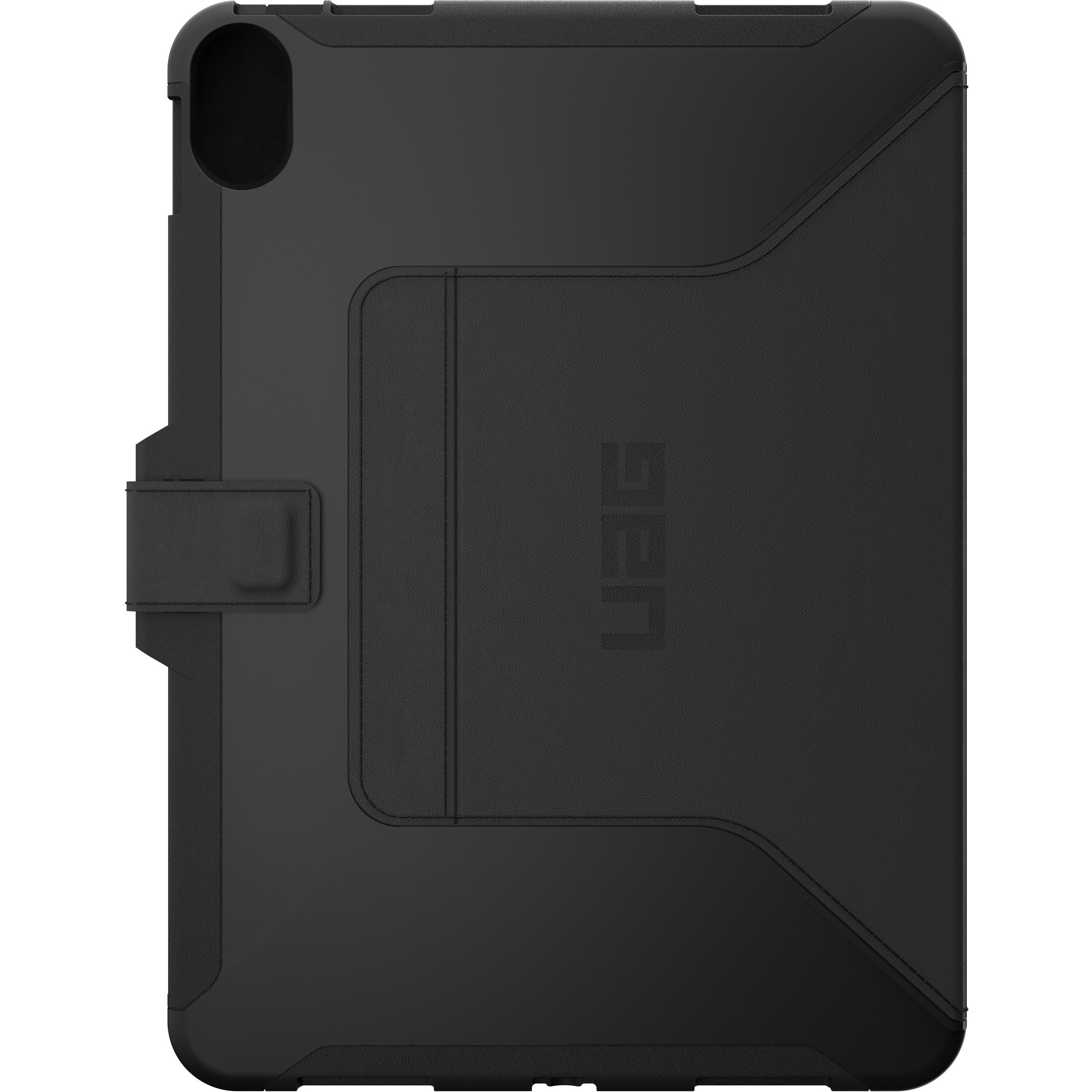 UAG Scout w/ Folio black case for Apple iPad 10.9 10th and 11th generation — rear view