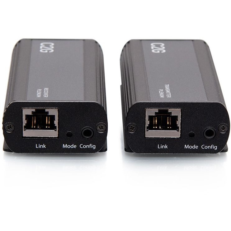 Legrand AV C2G plenum-rated 1-port USB-C extender kit for 5 Gbps AV installations — rear view