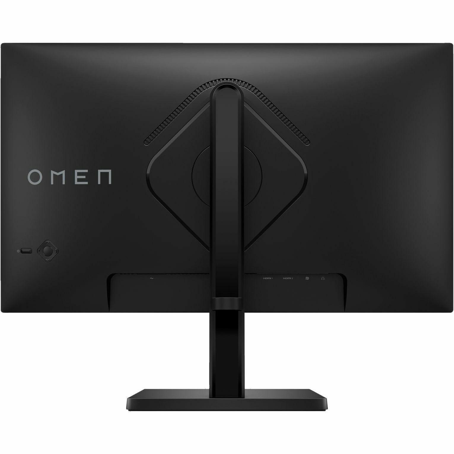 OMEN 24 HP 24-inch FHD 165Hz gaming monitor with IPS panel and slim black design — rear view