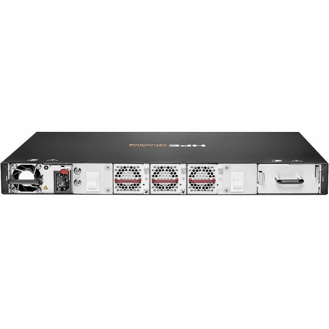 HPE ANW 9114 hybrid gateway 1U rack-mount edge appliance with 10 Gigabit Ethernet — rear view