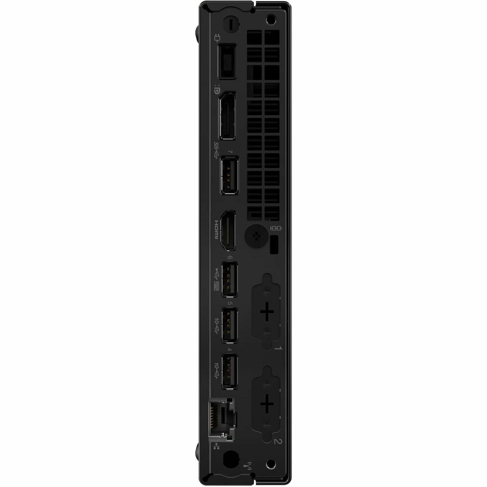 Lenovo - Ordinateur de bureau ThinkCentre M70q Gen 5 12TD001LCA - Intel Core i3 14e g&eacute;n&eacute;ration - 16 Go - 512 G...