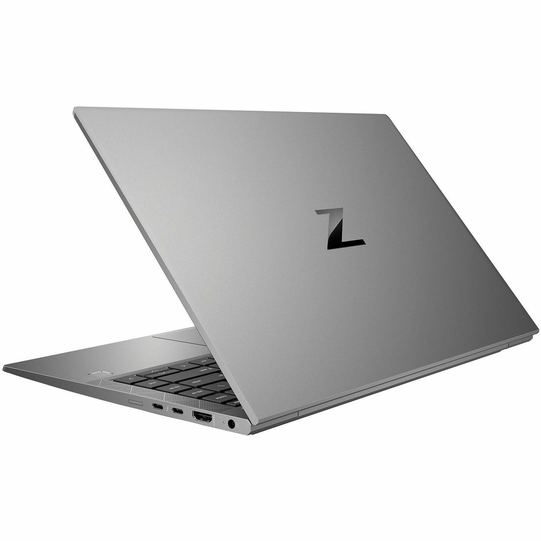 Refurbished HP ZBook Firefly 15 G7 mobile workstation with 15.6-inch FHD display — rear view