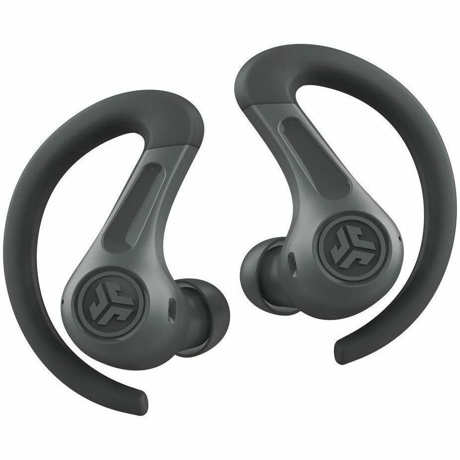 JLab JBuds Sport ANC 4 earbuds in Black with wireless in-ear design — rear view