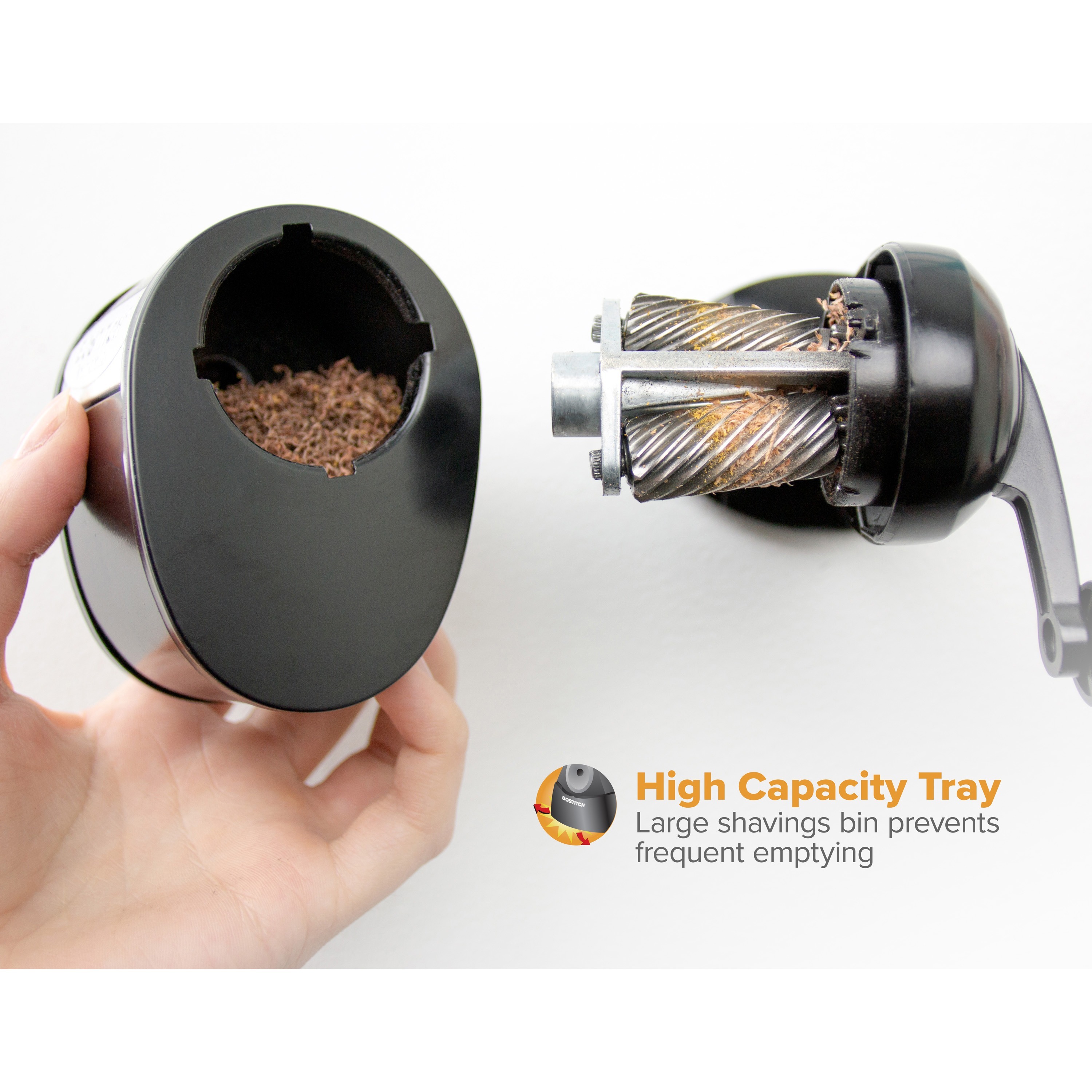 Bostitch Antimicrobial Manual Pencil Sharpener