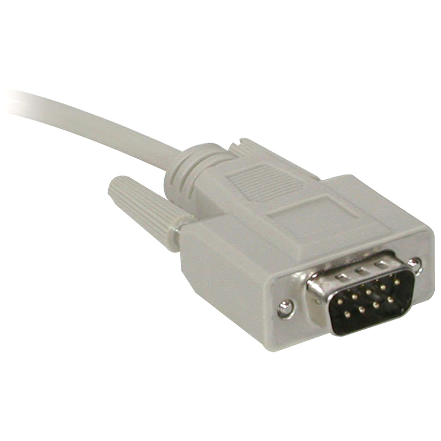 C2G 6ft DB9 M/F Extension Cable - Beige - DB-9 Male - DB-9 Female - 6ft
