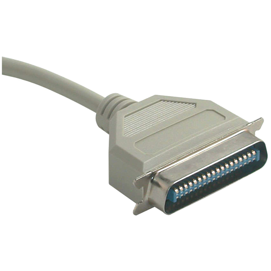 C2G 6ft DB25 Male to Centronics 36 Male Parallel Printer Cable