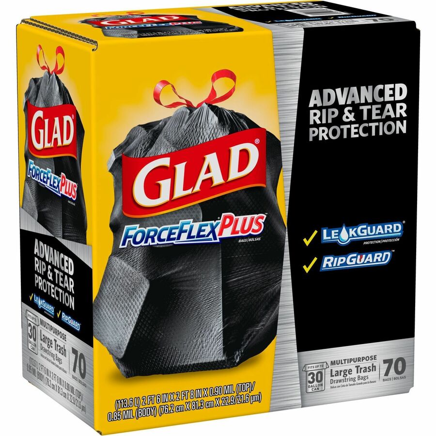 Glad Large Drawstring Trash Bags - CLO78952BD 