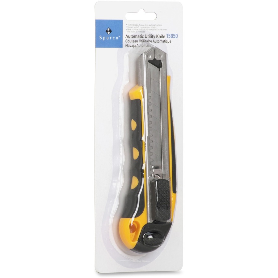 Heavy-Duty Self-Retracting Safety Knife | Utility Knife | Box Cutter