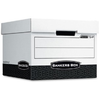 Total Office Supply :: Office Supplies :: Storage & Organizers :: Storage  Box & Drawers :: Storage Boxes & Containers :: Bankers Box Earth Storage Box  - External Dimensions: 12 Width x