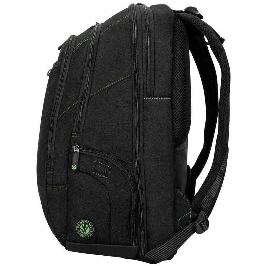 Targus Spruce EcoSmart TBB013US Carrying Case (Backpack) for 15.6" (396.24 mm) to 16" (406.40 mm) Notebook - Black/Green 