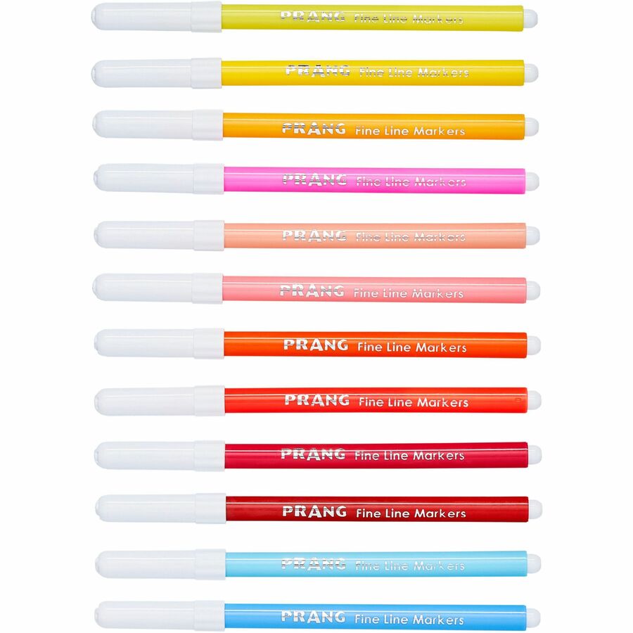 Prang Washable Markers, Non Toxic, Long Cap-Off Life, 8 Assorted Color