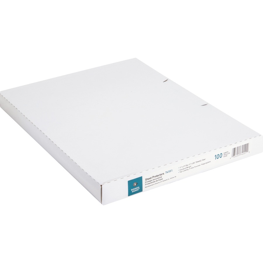 Picture of Business Source Top-Loading Poly Sheet Protectors