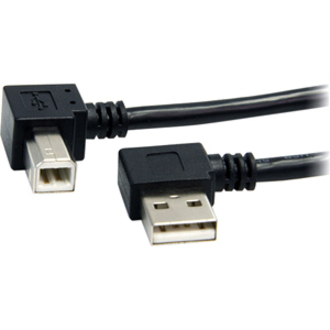 StarTech 3 ft A Right Angle to B Right Angle USB Cable - M/M