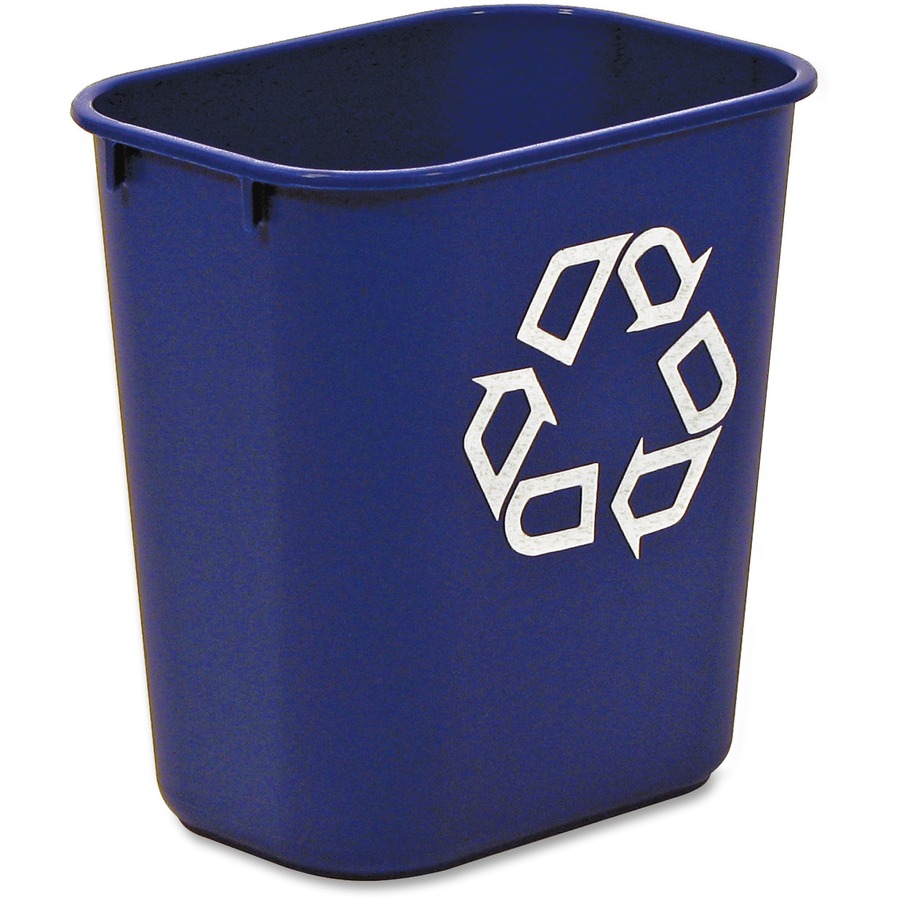 Picture of Rubbermaid Commercial 13 QT Standard Deskside Recycling Wastebasket