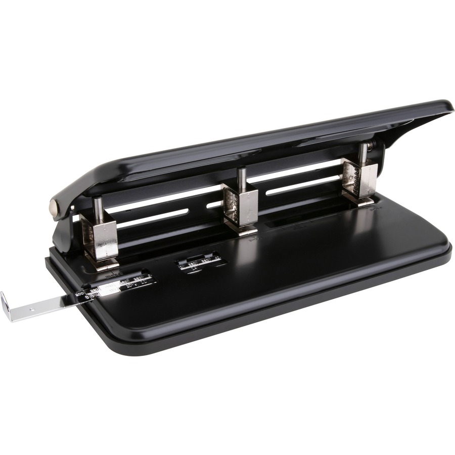 SKILCRAFT Adjustable Heavy-duty 3-Hole Punch - Zerbee