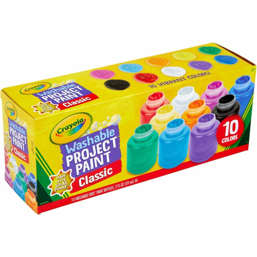 Crayola Spill Proof Kids Washable Paint Set - Office Depot