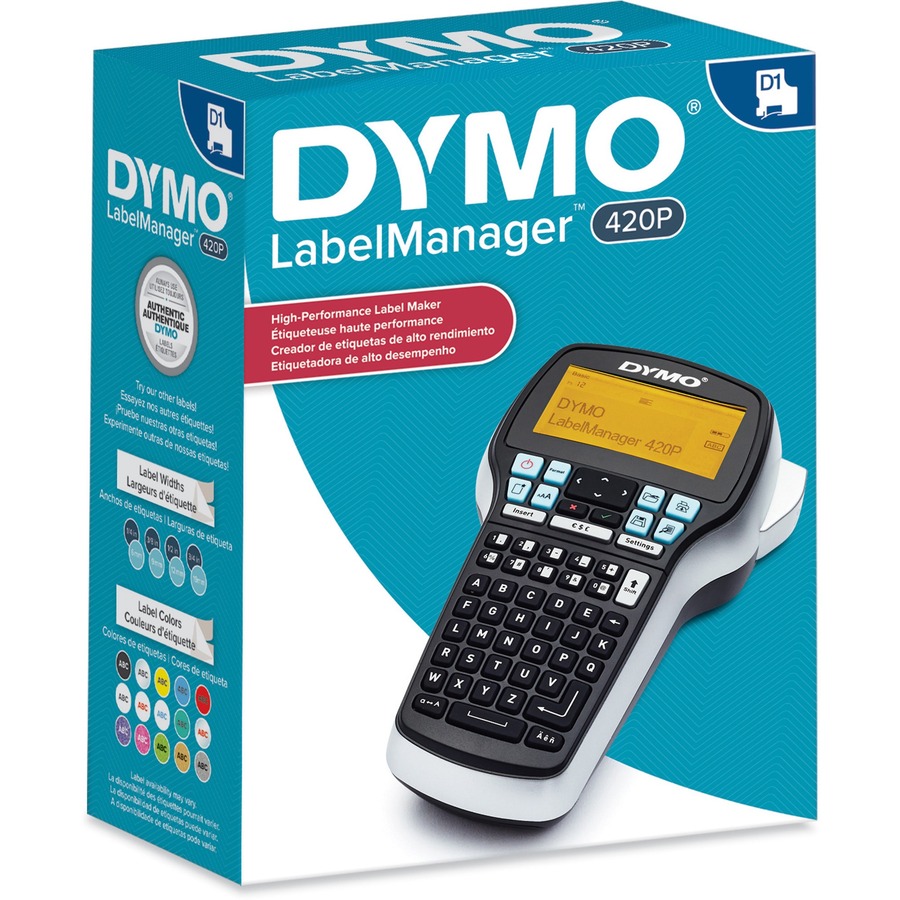 Dymo Label Maker with 3 Bonus Labeling Tapes | LetraTag 100H Handheld