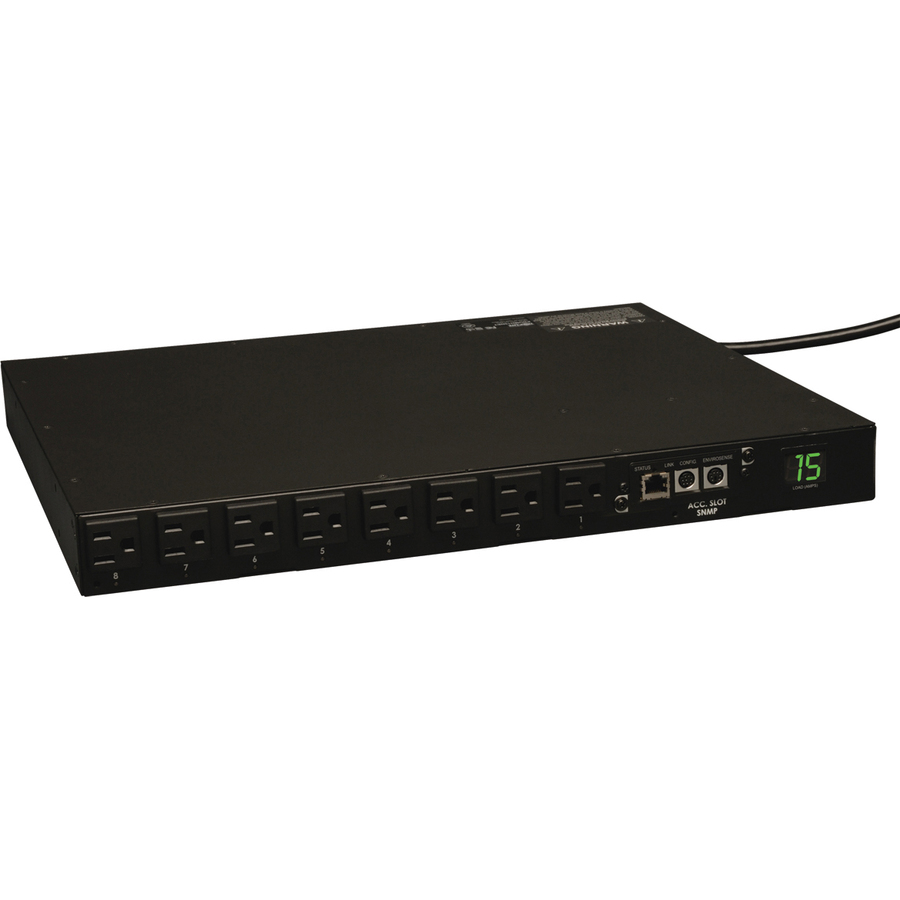 Tripp Lite by Eaton PDU 1.4kW Single-Phase Switched PDU - LX Interface 120V Outlets (16 5-15R) 5-15P 120V Input 12 ft. (3.66 m) Cord 1U Rack-Mount TAA