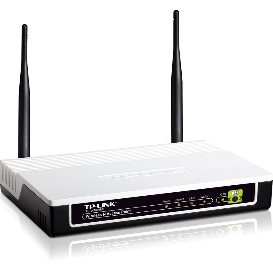 TP-LINK TL-WA801ND Wireless N300 Access Point, 2.4Ghz 300Mbps, 802.11b/g/n, AP/Client/Bridge/Repeater, 2x 4dBi, Passive POE