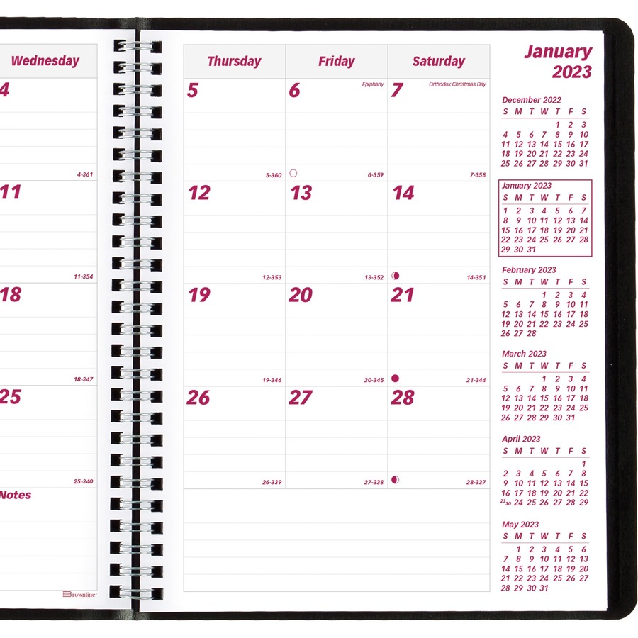 Brownline Monthly Planner Appointment Books & Planners Dominion