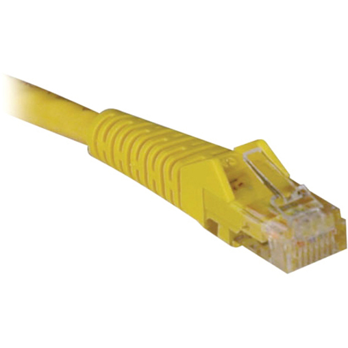Tripp Lite by Eaton Cat6 Gigabit Snagless Molded (UTP) Ethernet Cable (RJ45 M/M) PoE Yellow 4 ft. (1.22 m)