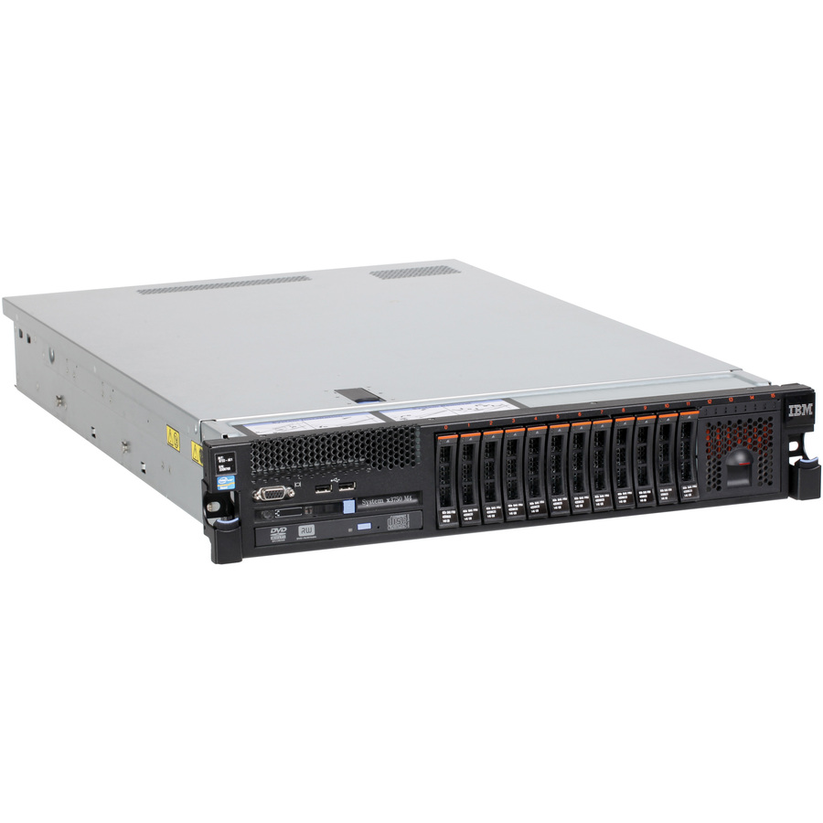 Lenovo System x x3750 M4 8722B2U 2U Rack Server - 2 x Intel Xeon E5-4620 2.20 GHz - 16 GB RAM - 6Gb/s SAS Controller