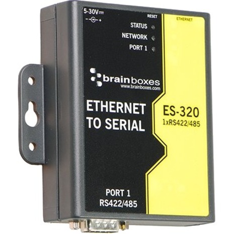 Brainboxes 1 Port RS422/485 Ethernet to Serial Adapter
