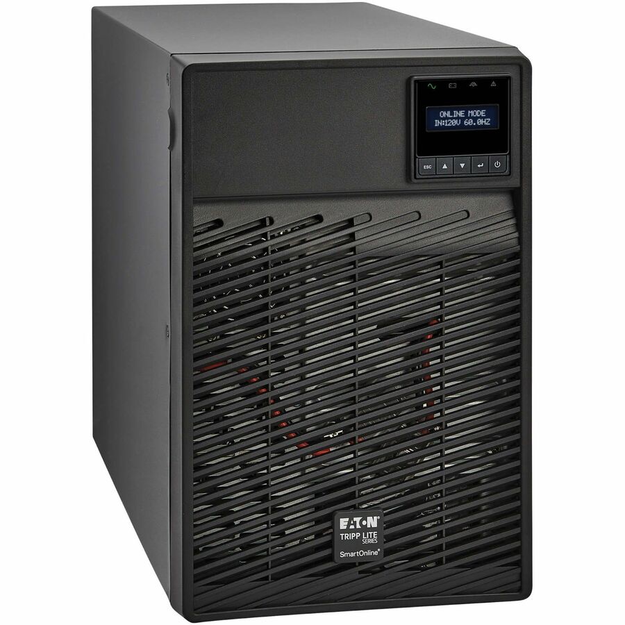 Tripp Lite by Eaton series SmartOnline 1500VA 1350W 120V Double-Conversion UPS - 6 Outlets, Extended Run, Network Card Option, LCD, USB, DB9, Tower