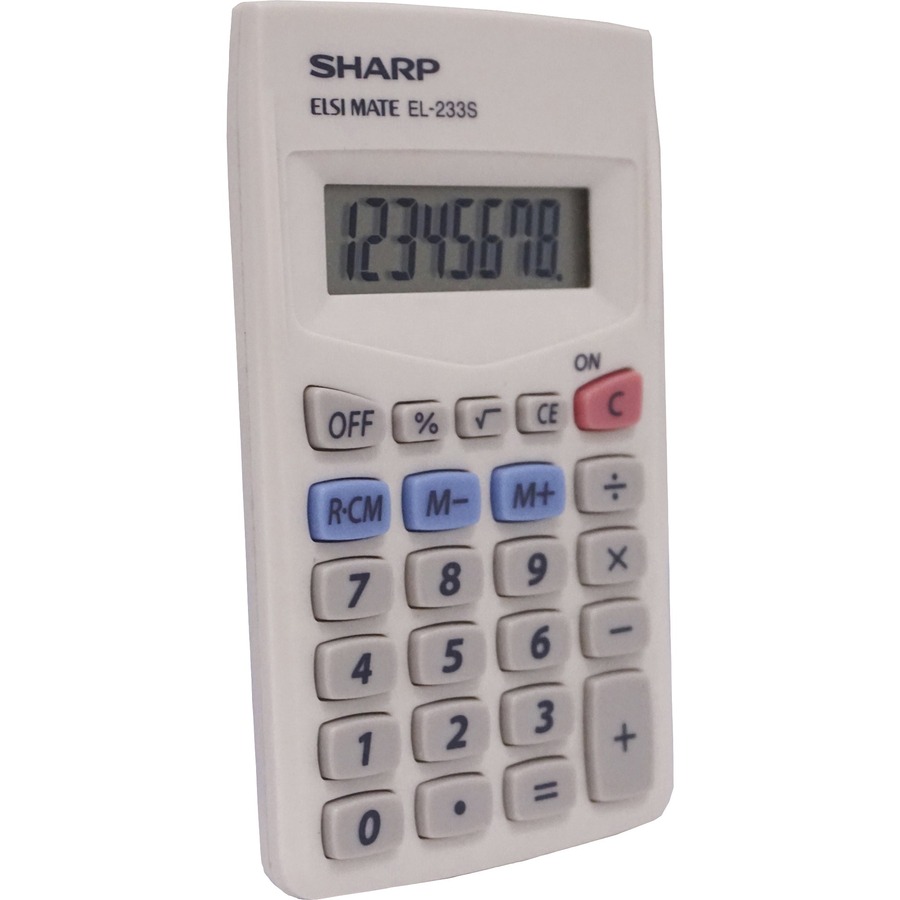 Sharp Hand-Held Calculator 8 Digit 