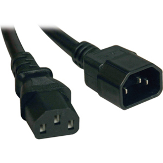Tripp Lite by Eaton PDU Power Cord C13 to C14 - 10A 250V 18 AWG 3 ft. (0.91 m) Black