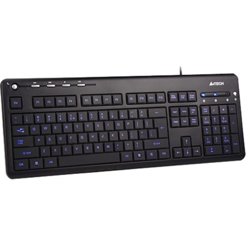 A4-TECH BLUE LED BACKLIT MULTIMEDIA KEYBOARD