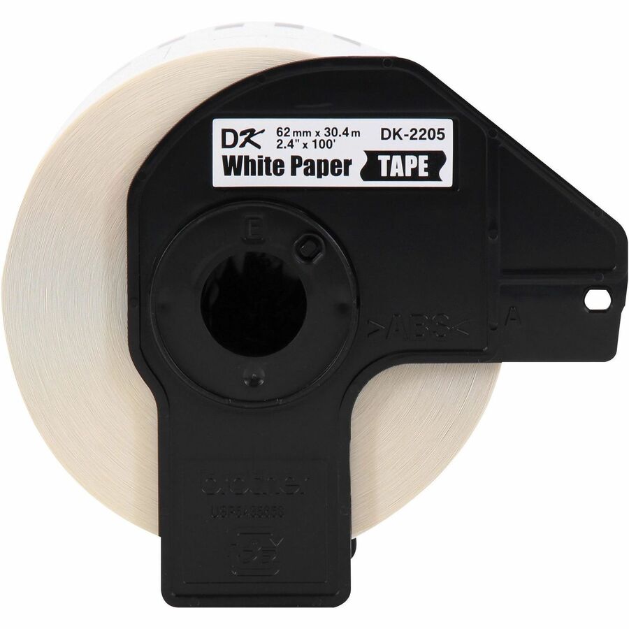 Brother DK2205 - Continuous Length White Film Paper Tape