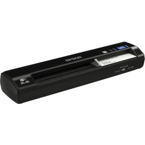 Epson WorkForce DS-40 Sheetfed Scanner - 600 dpi Optical - 48-bit Color - 16-bit Grayscale - USB