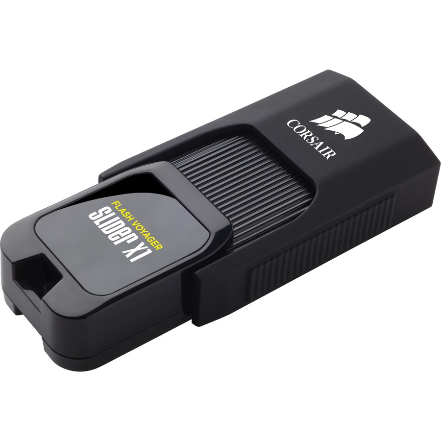 Corsair Flash Voyager Slider X1 64GB - 64 GB - USB 3.0 - 130 MB/s Read Speed - 5 Year Warranty