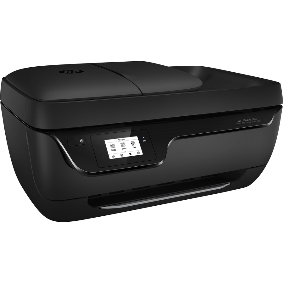 HP Officejet 3830 Wireless Inkjet Multifunction Printer-Color-Copier/Fax/Scanner-20 ppm Mono/16 ppm Color Print-4800x1200 Print-Manual Duplex Print-1000 Pages Monthly-60 sheets Input-Color Scanner-1200 Optical Scan-Color Fax-Wireless LAN-HP ePrint