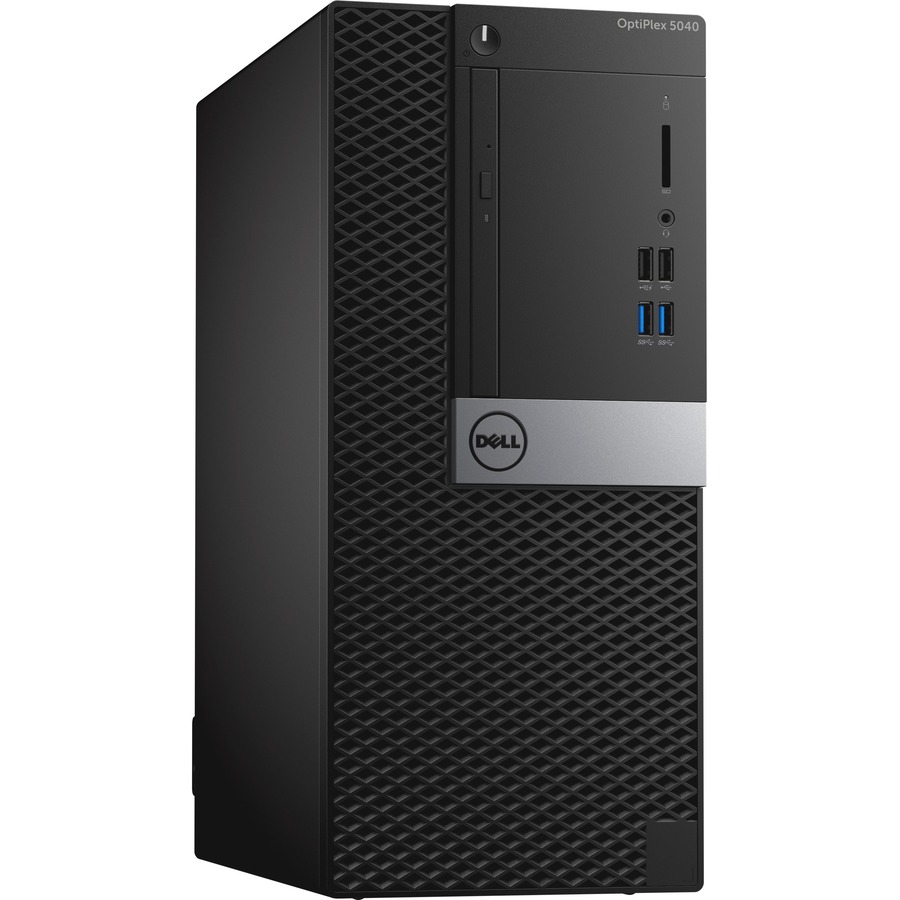 Dell OptiPlex 5040 Desktop Computer - Intel Core i7 - 8 GB RAM DDR3L SDRAM - 500 GB HDD - Mini-tower - Black