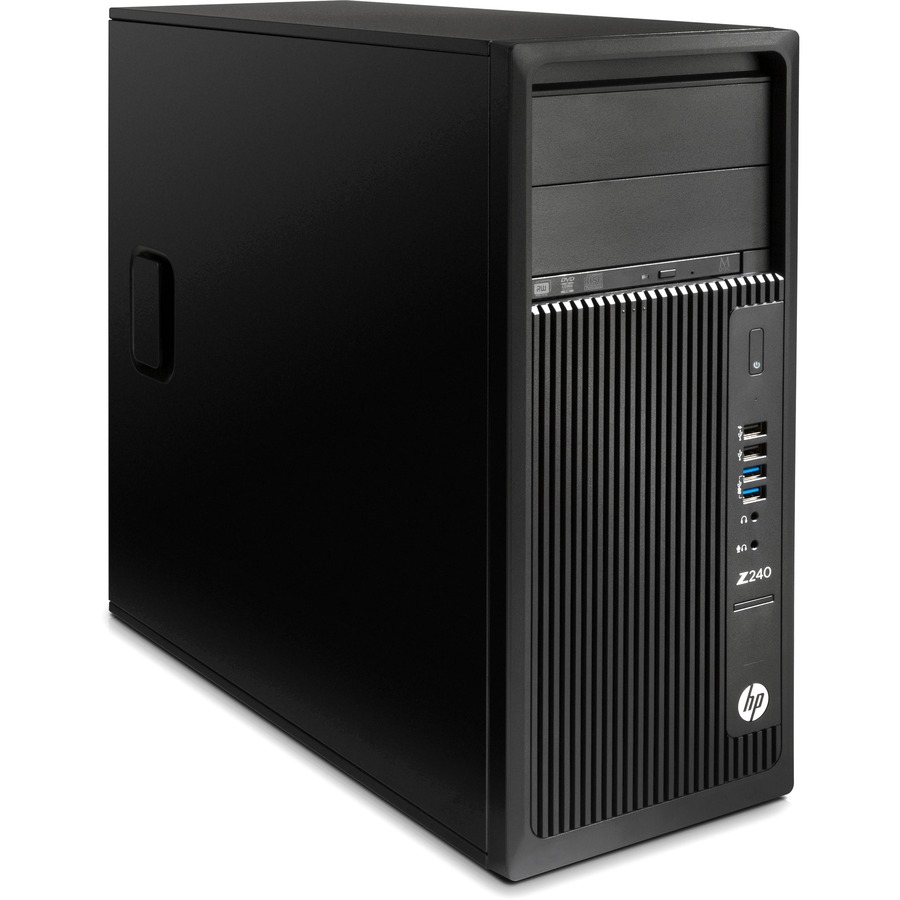 HP Z240 Workstation - 1 x Intel Core i7 Quad-core (4 Core) i7-6700 6th Gen 3.40 GHz - 16 GB DDR4 SDRAM RAM - 512 GB SSD - Tower - Black