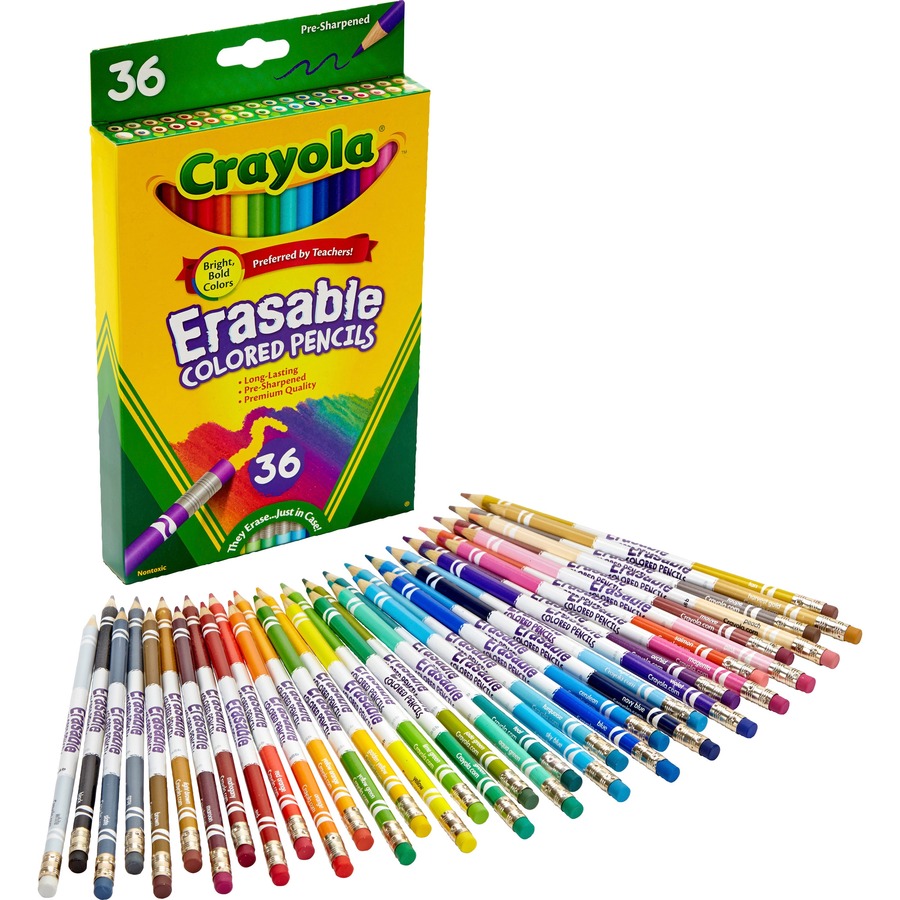 Crayola Erasable Colored Pencils Assorted 10 Each 