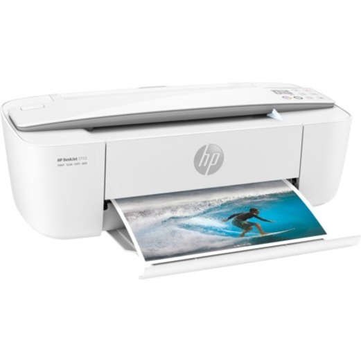 HP Deskjet 3755 Wireless Inkjet Multifunction Printer-Color-Copier/Scanner-19 ppm Mono/15 ppm Color Print-4800x1200 Print-Manual Duplex Print-1000 Pages Monthly-60 sheets Input-Color Scanner-600 Optical Scan-Wireless LAN-HP ePrint