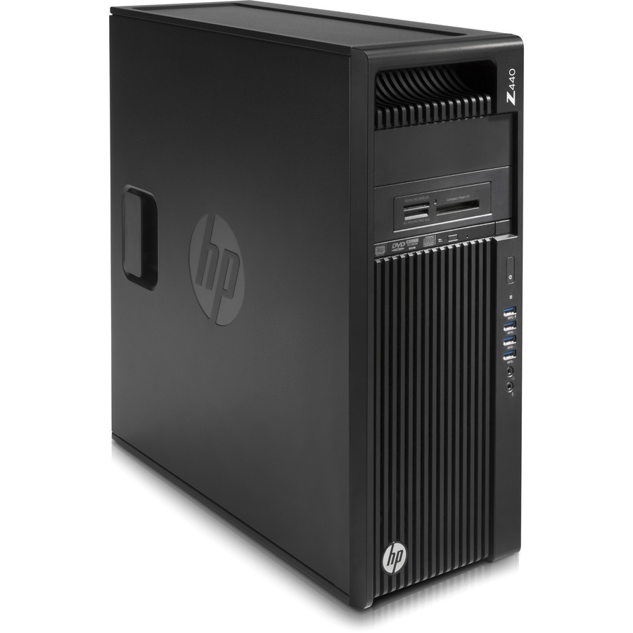 HP Z440 Workstation - 1 x Intel Xeon Quad-core (4 Core) E5-1620 v4 3.50 GHz - 8 GB DDR4 SDRAM RAM - 256 GB SSD - Mini-tower - Jack Black
