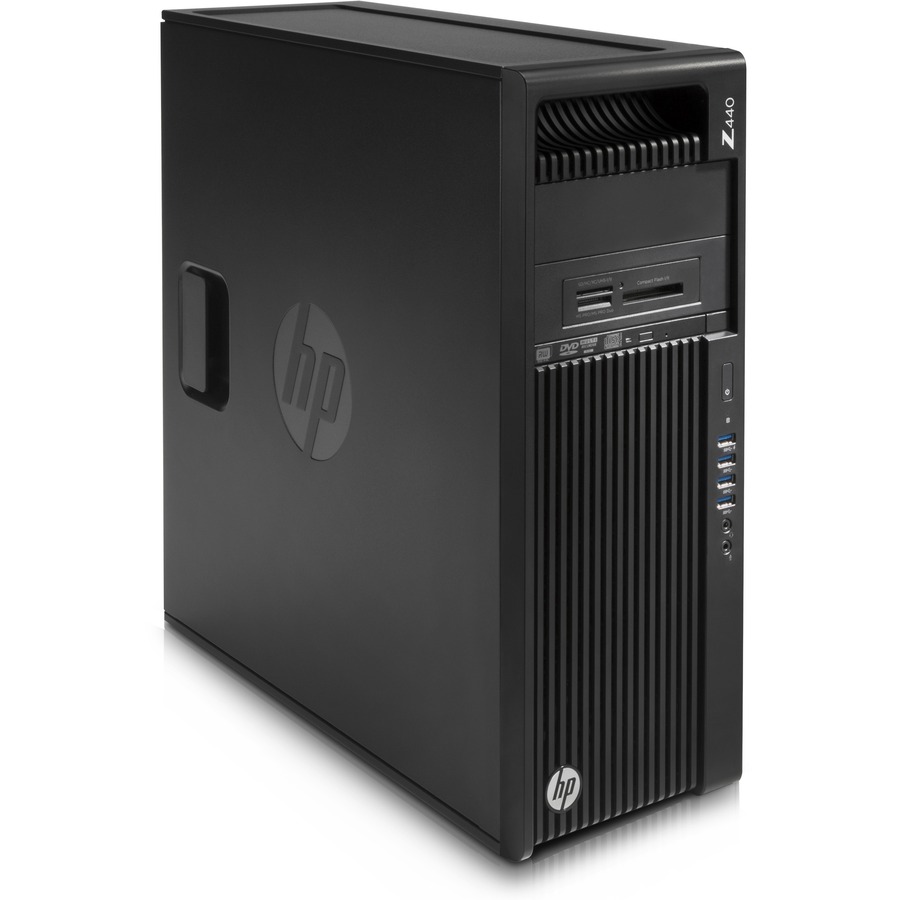 HP Z440 Workstation - 1 x Intel Xeon Hexa-core (6 Core) E5-1650 v4 3.60 GHz - 8 GB DDR4 SDRAM RAM - 256 GB SSD - Mini-tower - Jack Black