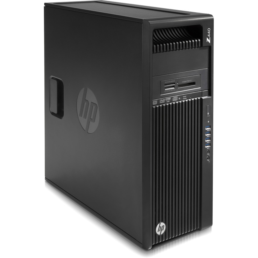 HP Z440 Workstation - 1 x Intel Xeon Quad-core (4 Core) E5-1620 v4 3.50 GHz - 16 GB DDR4 SDRAM RAM - 512 GB SSD - Mini-tower - Jack Black