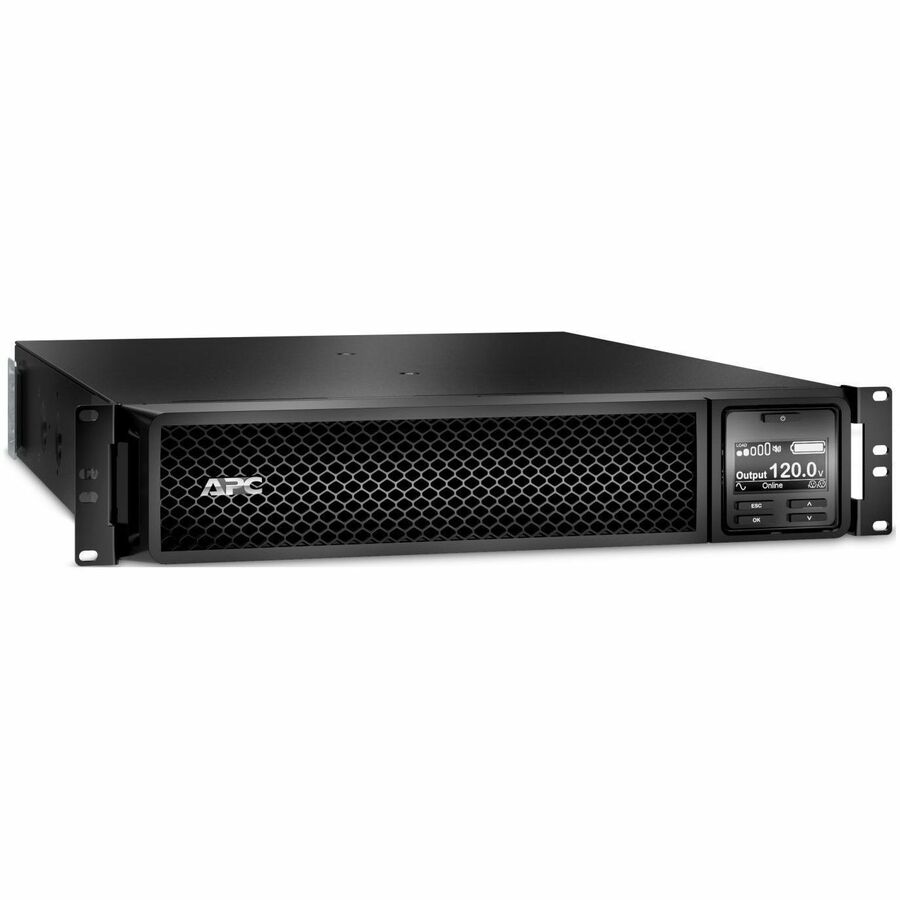 APC Smart-UPS On-Line, 3kVA, Rackmount 2U, 120V, 8x 5-20R+1x L5-30R NEMA outlets, SmartSlot, Extended runtime, W/ rail kit