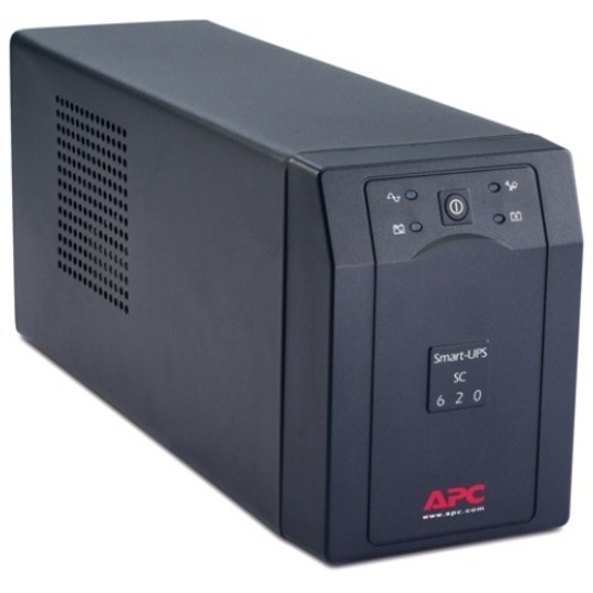 APC Smart-UPS SC 620VA - 620VA/390W - 5.5 Minute Full Load - 1 x IEC 320-C13, 3 x IEC 320-C13, 2