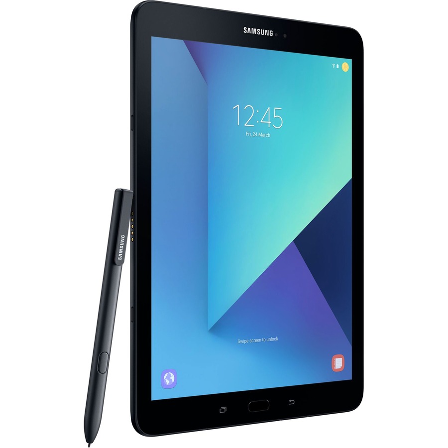 Samsung Galaxy Tab S3 SM-T827 Tablet - 9.7" - Kryo Dual-core (2 Core) 2.15 GHz + Kryo Dual-core (2 Core) 1.60 GHz - 4 GB RAM - 32 GB Storage - Android 7.0 Nougat - 4G - Black