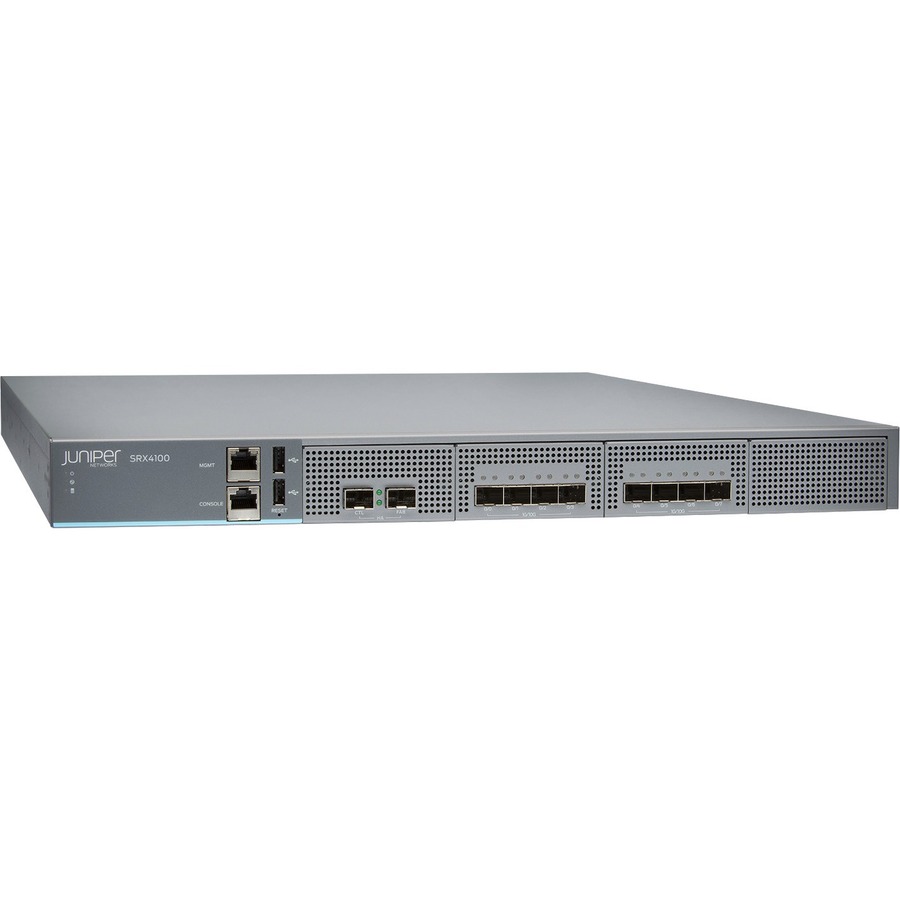 Juniper SRX4100 Router - Management Port - 10 - 10 Gigabit Ethernet - 1U - Rack-mountable