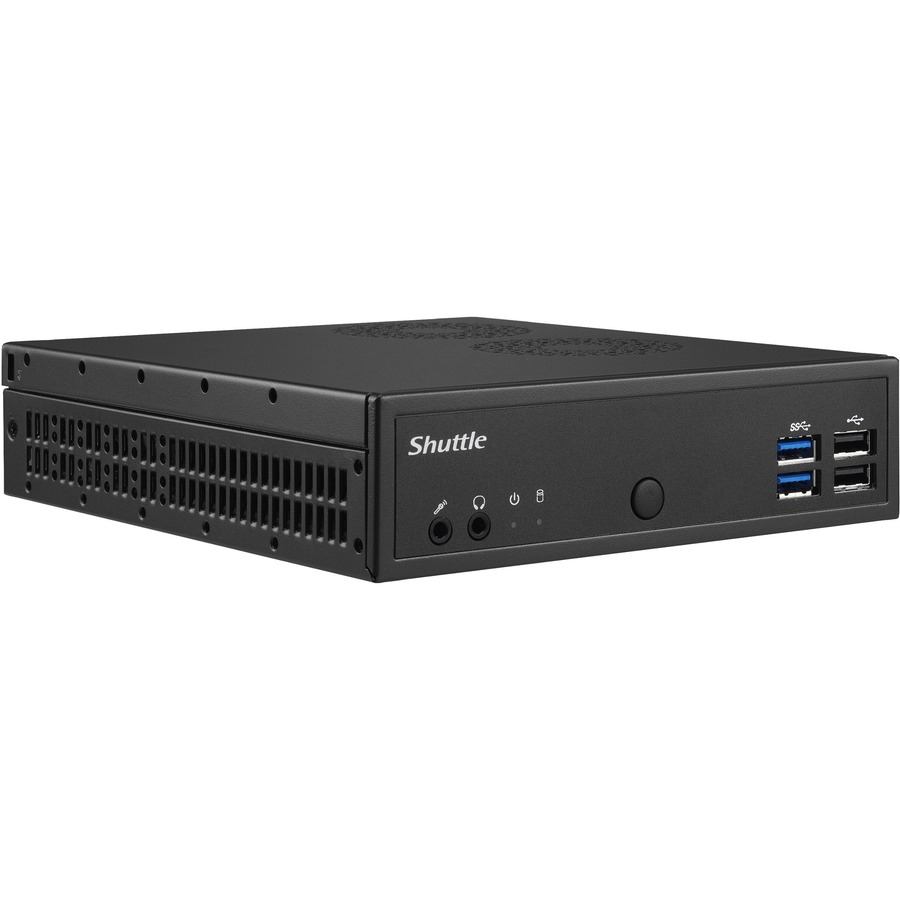 Shuttle XPC slim DH02U3 Barebone System - Slim PC - Intel Core i3 7th Gen i3-7100U 2.40 GHz