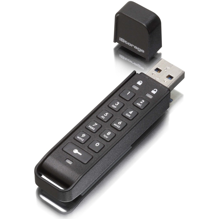 iStorage datAshur Personal2 8 GB | Secure Flash Drive | Password protected | Portable | Military Grade Hardware Encryption | USB 3.0 | IS-FL-DAP3-B-8