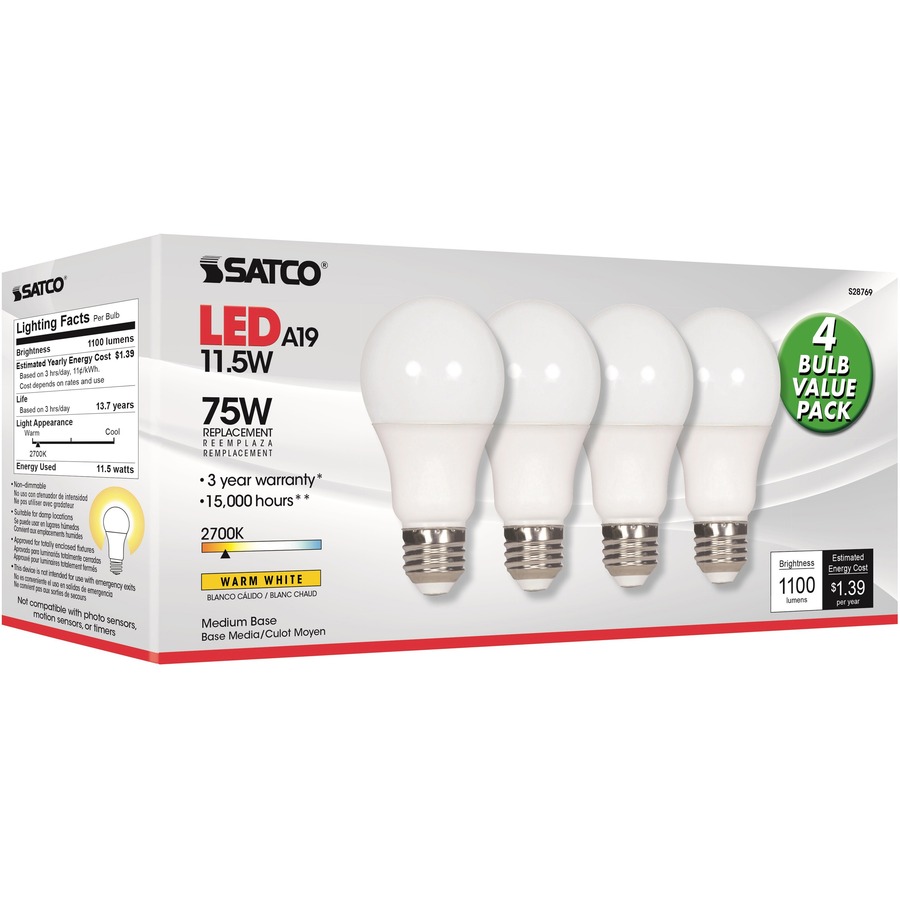 Satco LED Light Bulb | Mills Office Productivity