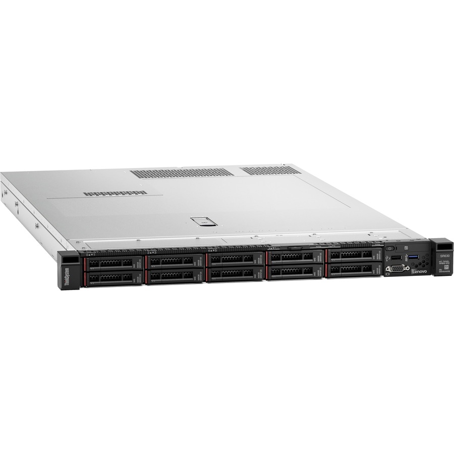 Lenovo ThinkSystem SR630 7X02A0CENA 1U Rack Server - 1 x Intel Xeon Silver 4208 2.10 GHz - 16 GB RAM - Serial ATA/600 Controller